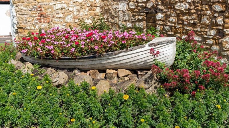 Fill the hull with a light, workable growing medium