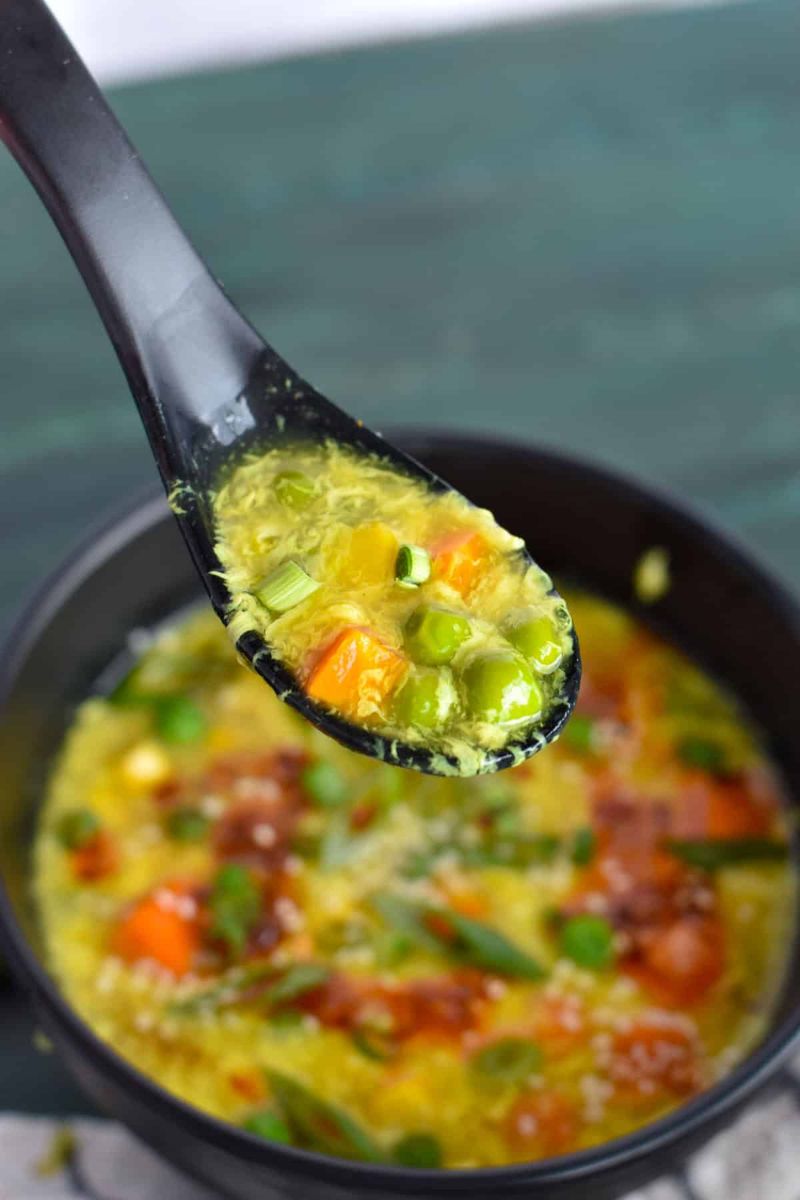 Egg Drop Soup With Veg