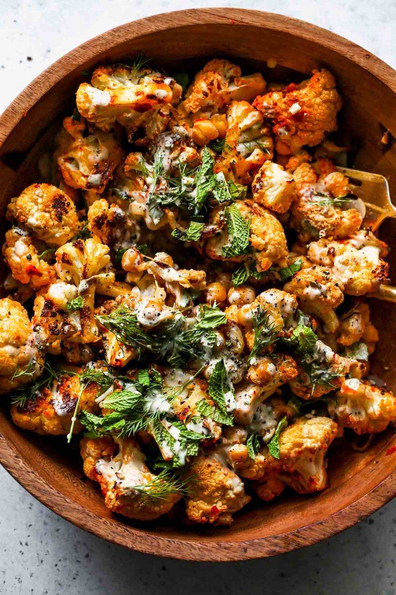 Harissa Roasted Cauliflower