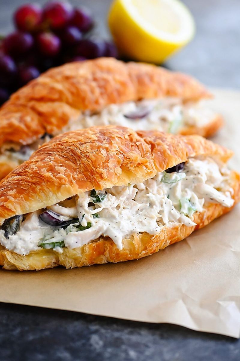 Chicken Salad Croissant Sandwiches