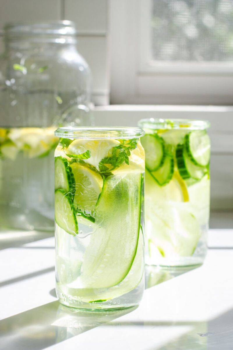 Cucumber Mint Infused Water