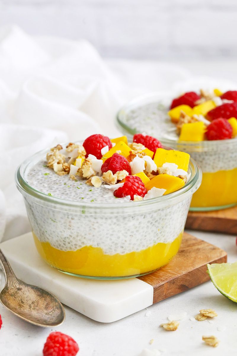 Mango Lime Chia Pudding
