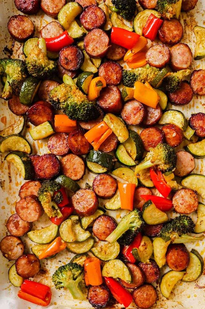One-Pan Italian Sausage and Roasted Veggies