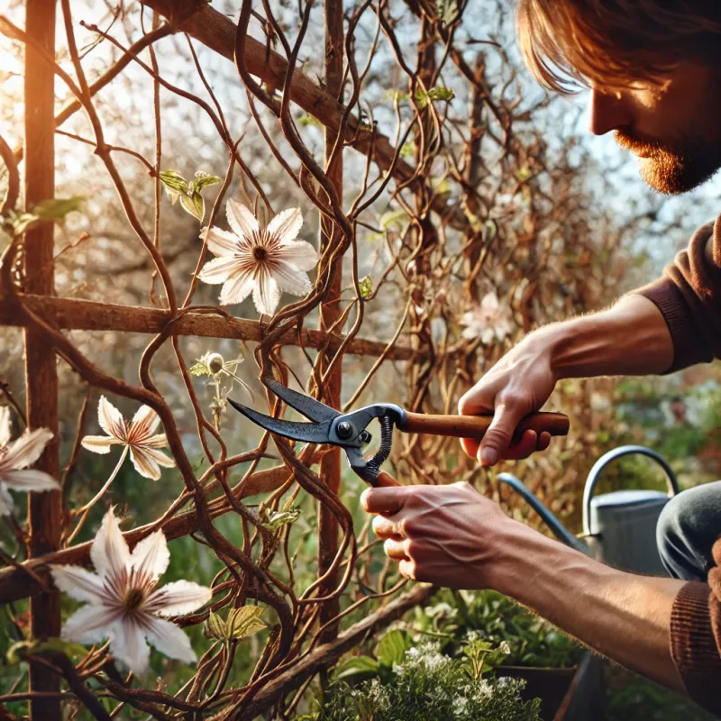 Prepare Clematis for Winter's Chill