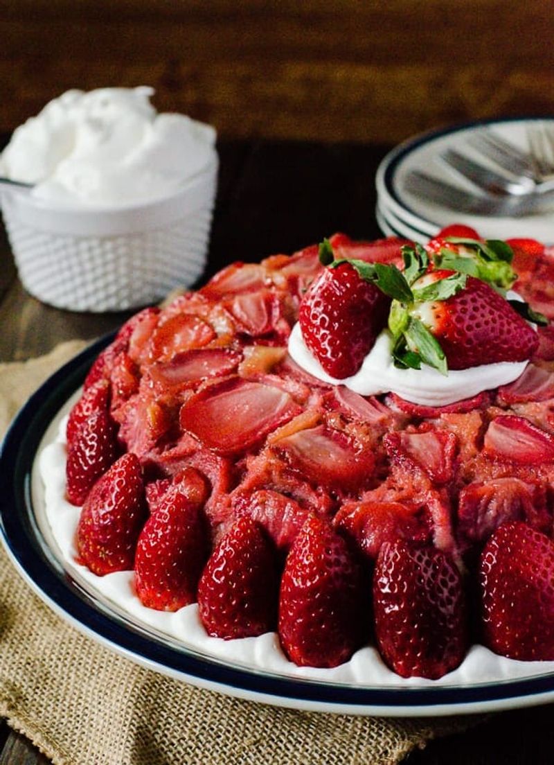 Strawberry Upside-Down Cake