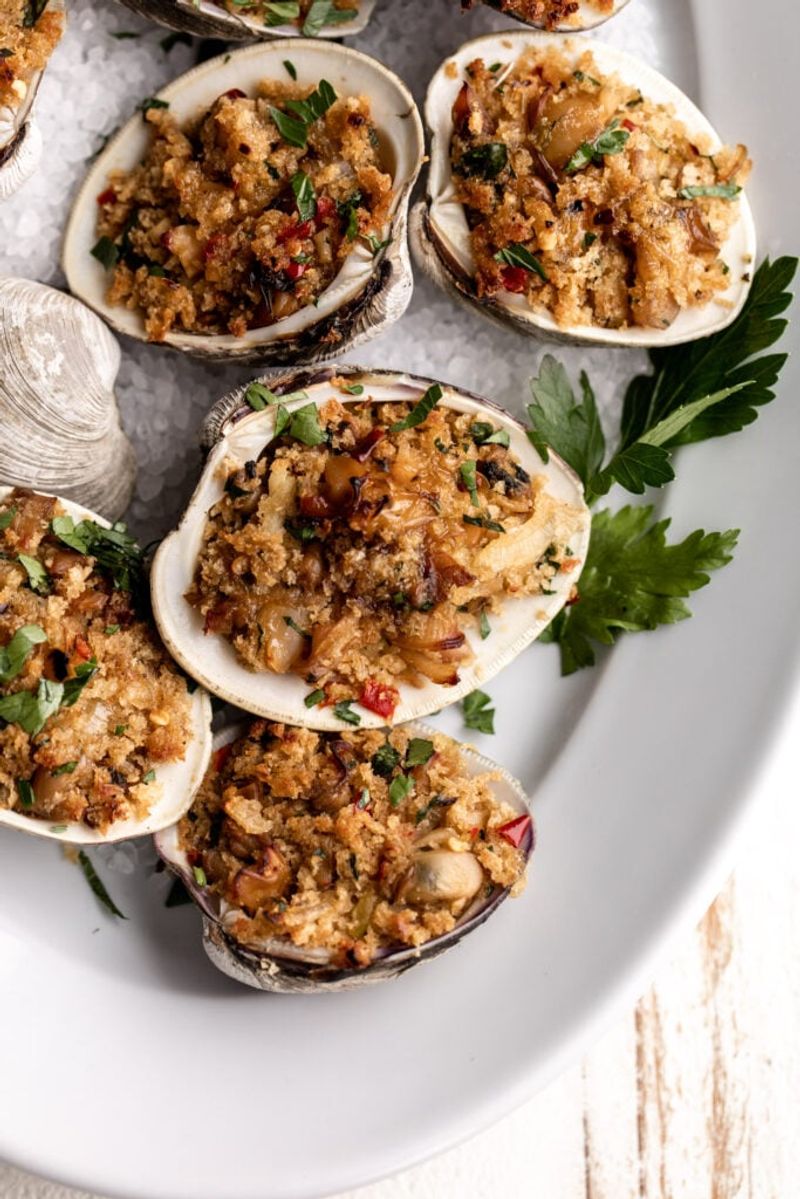 Baked Stuffed Clams