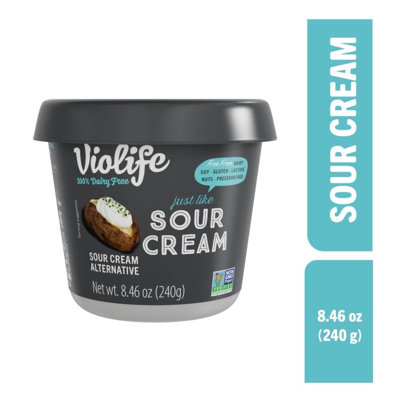 Non-dairy sour cream