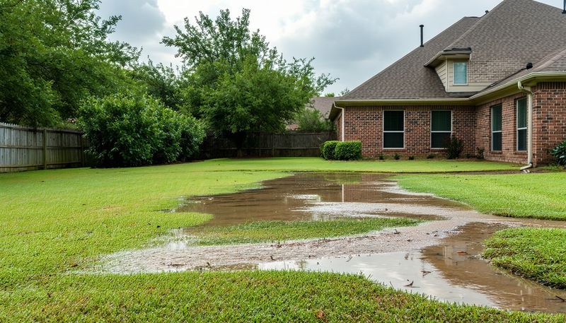 Standing Water or Poor Drainage