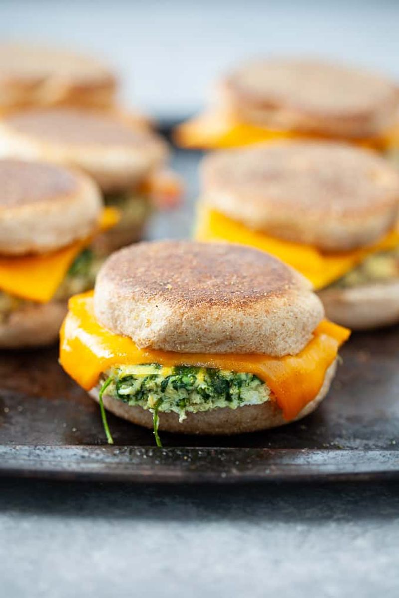 Veggie Sausage Biscuit Sandwiches