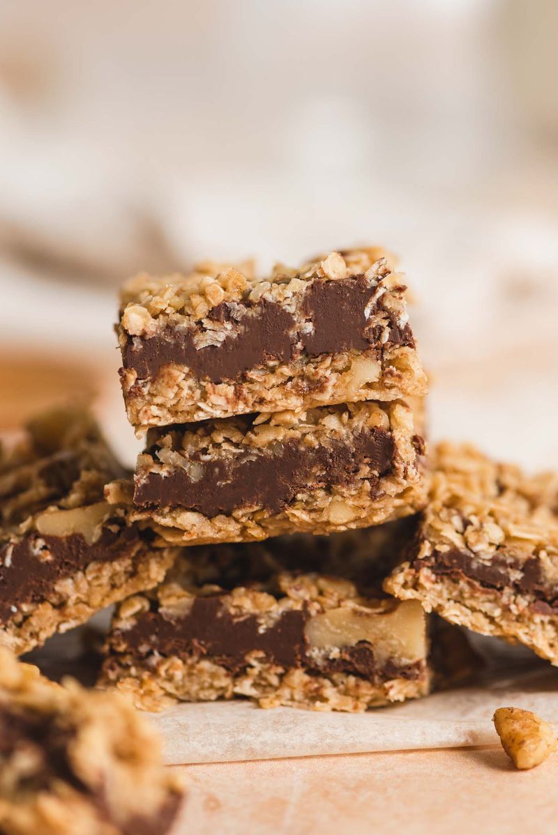 Chocolate Oat Freezer Fudge