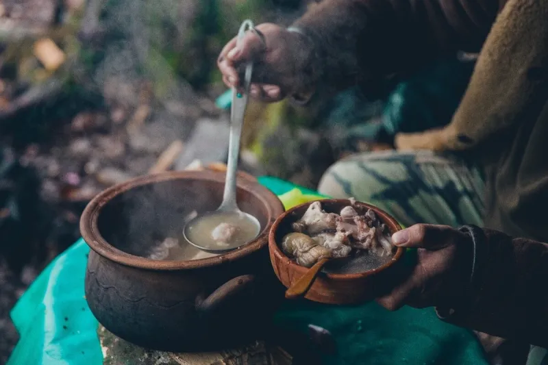Khash (Boiled Sheep Head Soup)