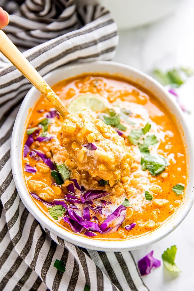 Coconut Curry Lentil Soup
