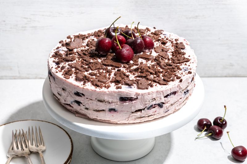 Chocolate Cherry Icebox Cake