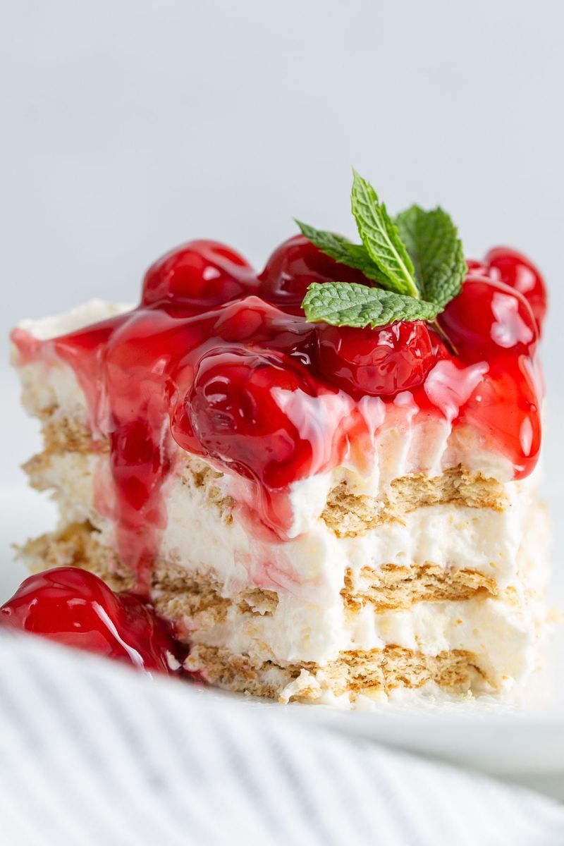 Cherry Icebox Cake