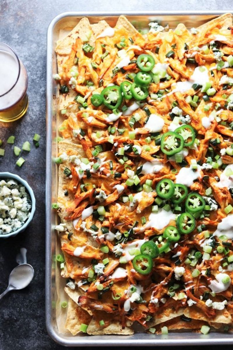Buffalo Chicken Nachos