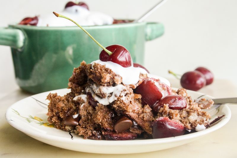 Cherry Chocolate Bread Pudding