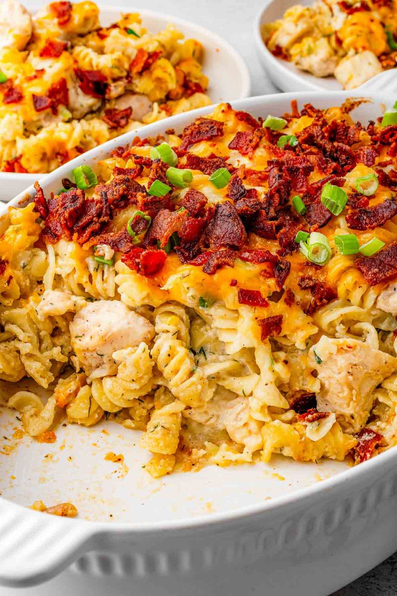 Chicken Bacon Ranch Casserole
