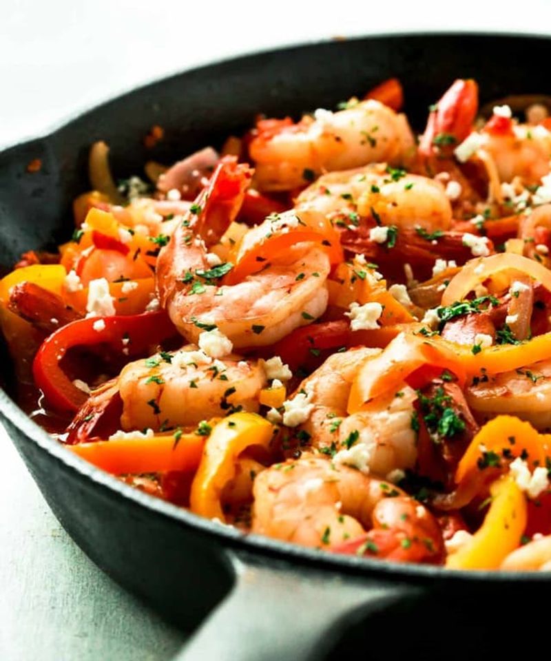 Cajun Shrimp And Bell Peppers