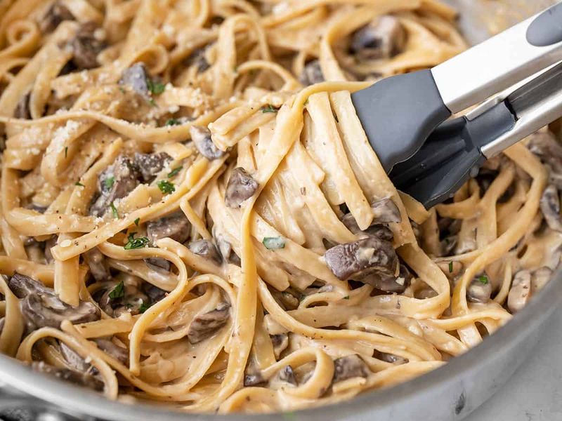 Creamy Mushroom Pasta Skillet (Quick Version)