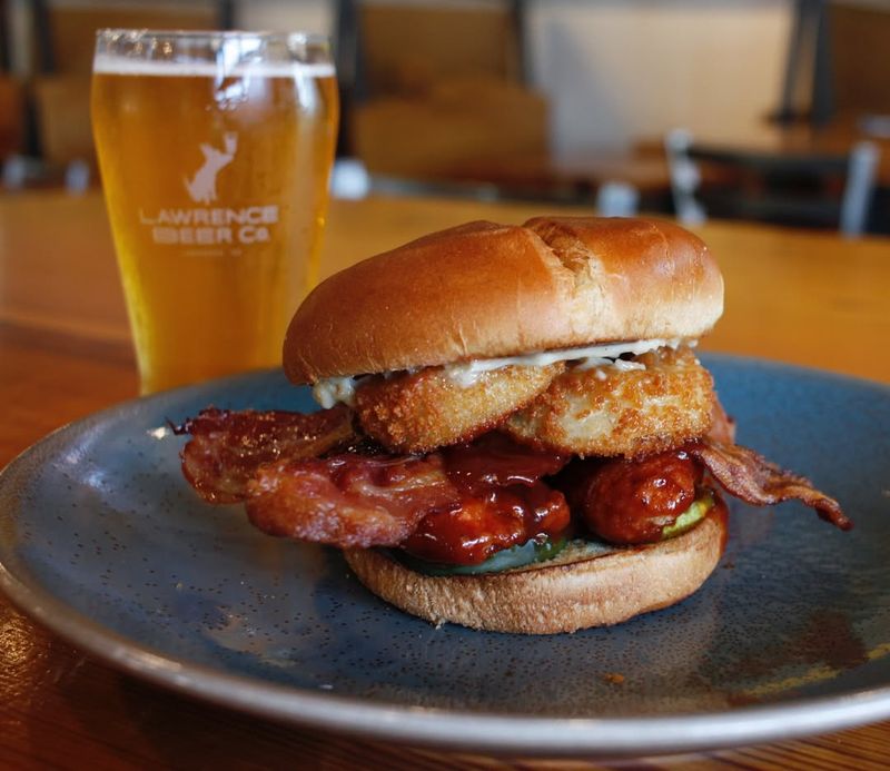 Chicken Sandwich with BBQ Sauce + Bacon