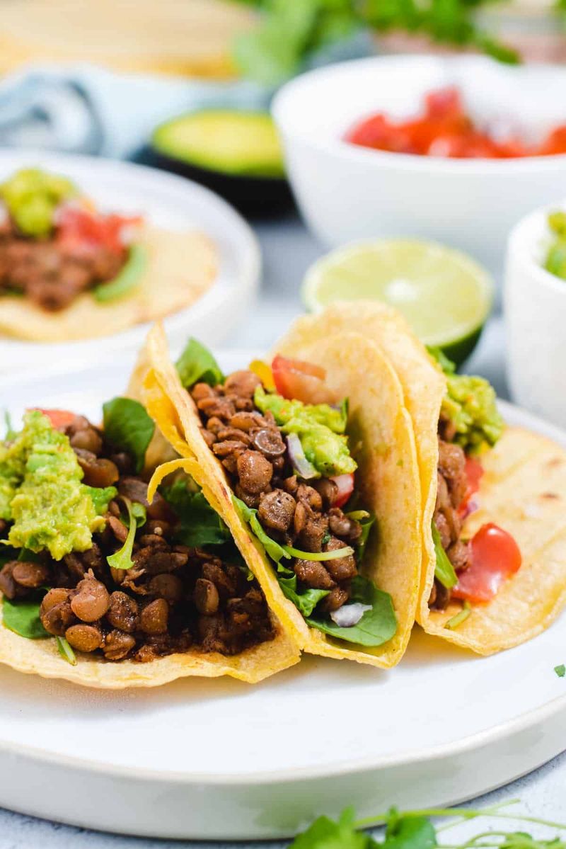 Lentil Taco “Meat” for Tacos or Burrito Bowls