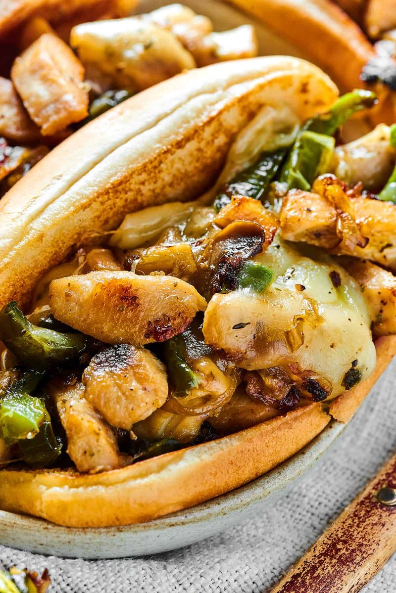 Philly Style Chicken Cheesesteak