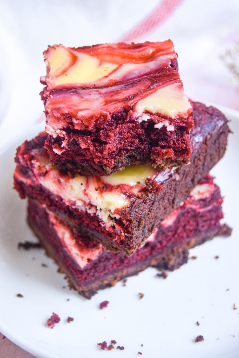 Red Velvet Cheesecake Bars