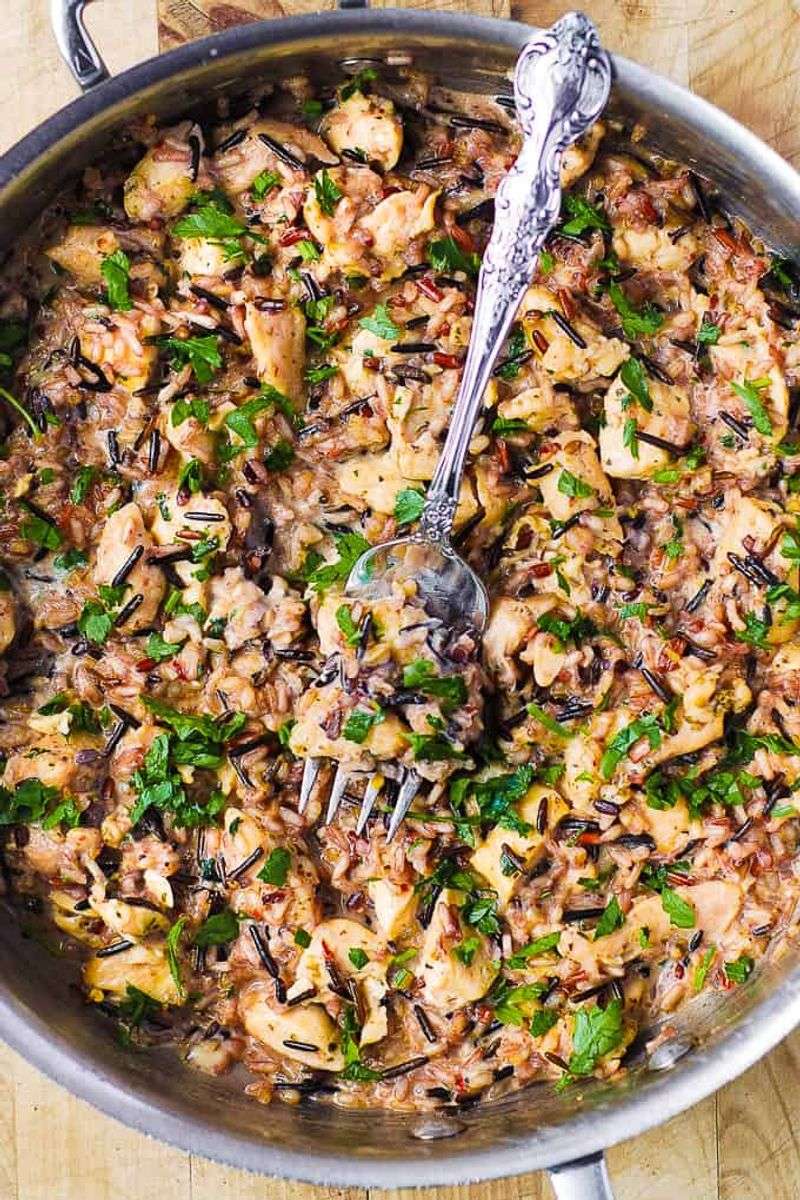 Chicken And Wild Rice Skillet