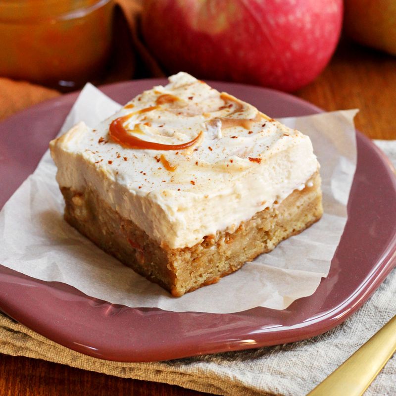 Caramel Apple Blondies