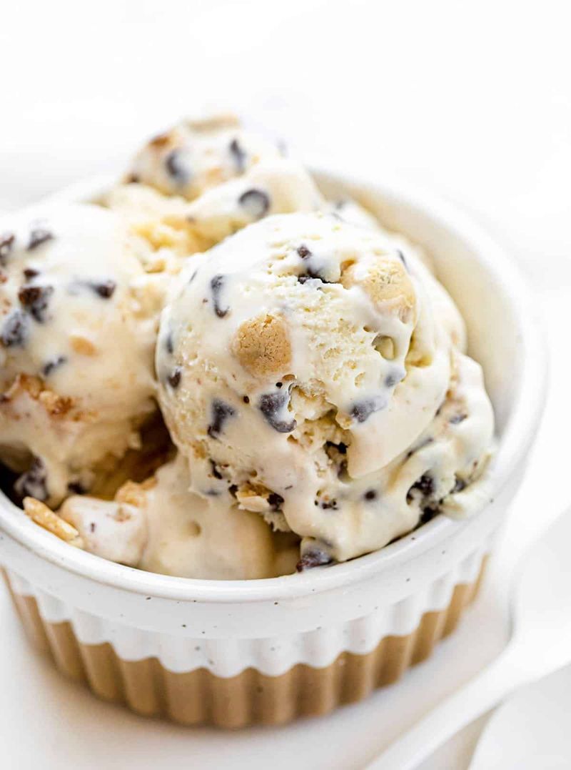 No-Churn Cookie Dough Ice Cream