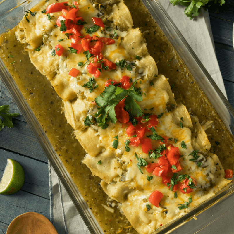 Chicken Enchiladas Suizas