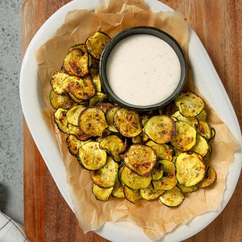 Air Fryer Zucchini Chips