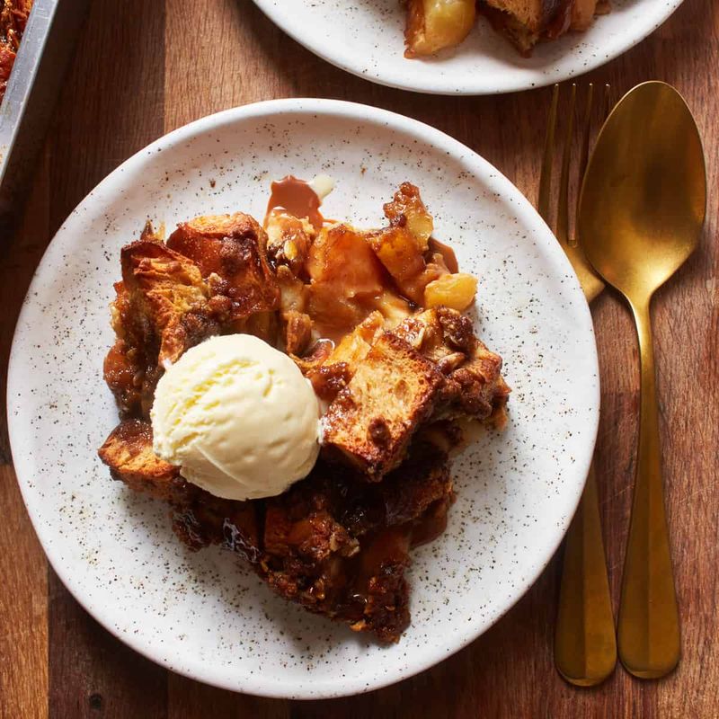 Caramel Apple Bread Pudding