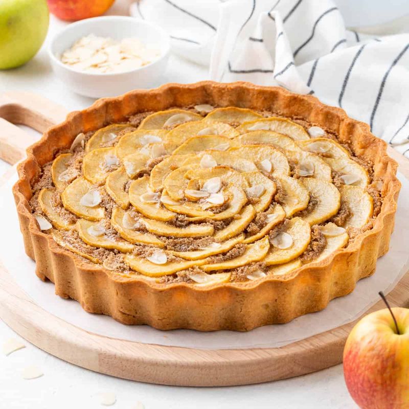 Frangipane apple tart