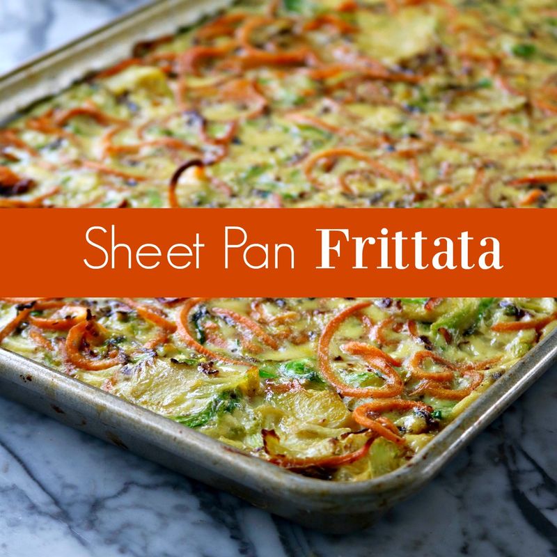 Savory Veggie Frittata Squares