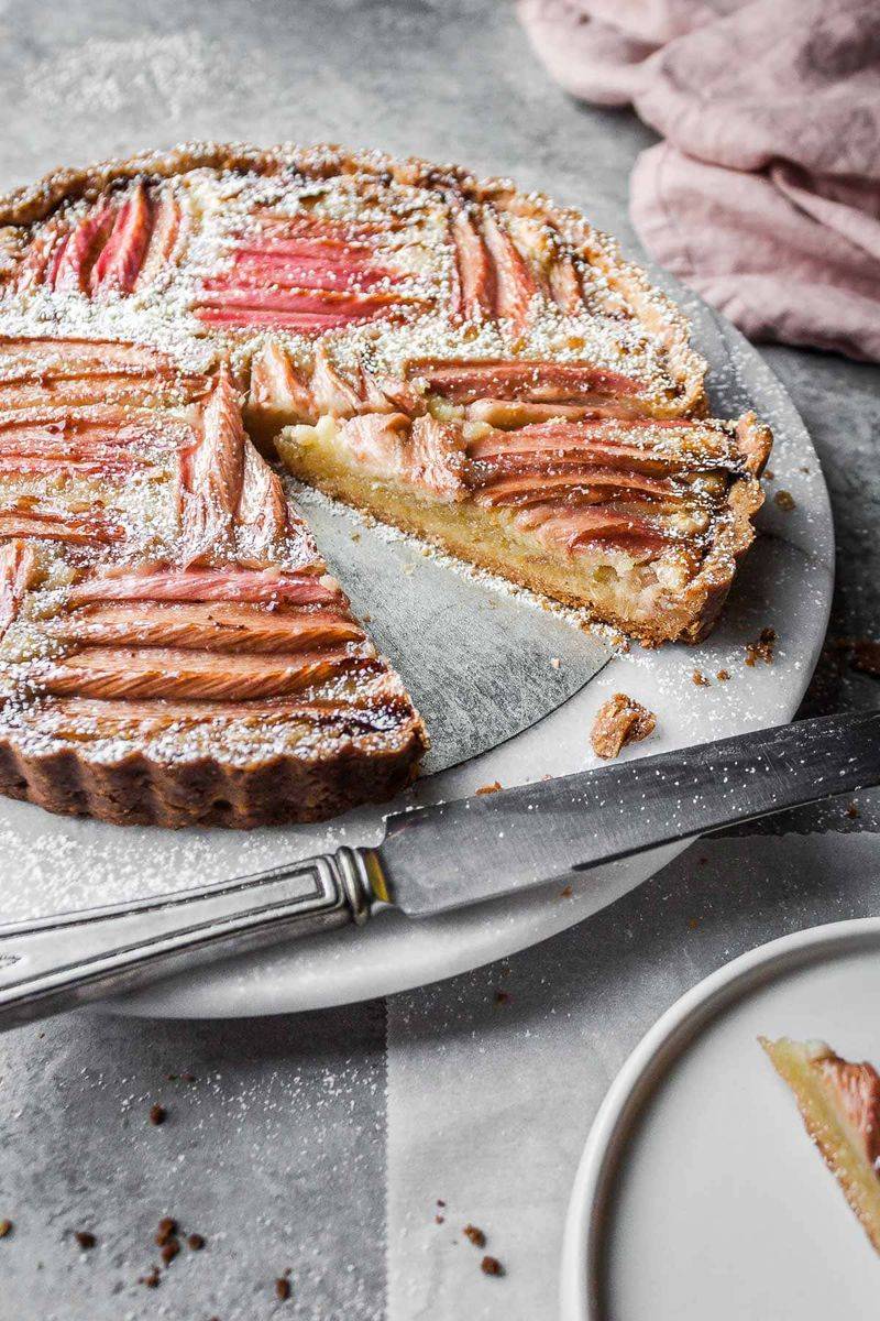 Rhubarb Almond Tart