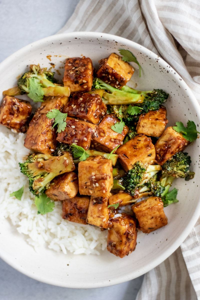 Griddle Veggie Stir-Fry With Tofu
