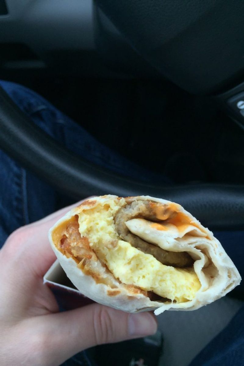 Tim Hortons Farmer’s Breakfast Wrap with Egg