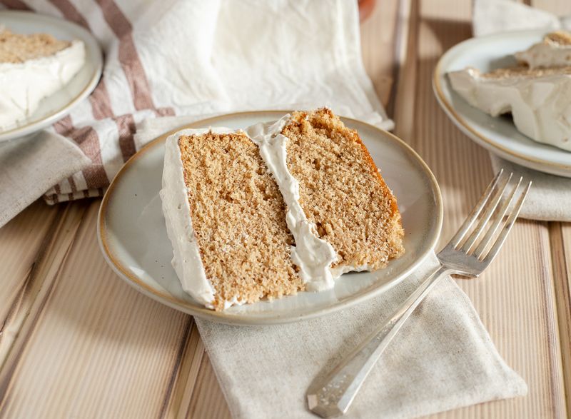 Spice Layer Cake with Brown Sugar Frosting
