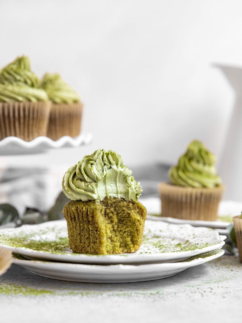 Matcha White Chocolate Cupcakes