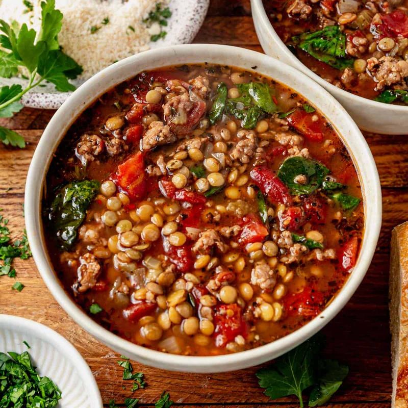 Lentil and Sausage Stew