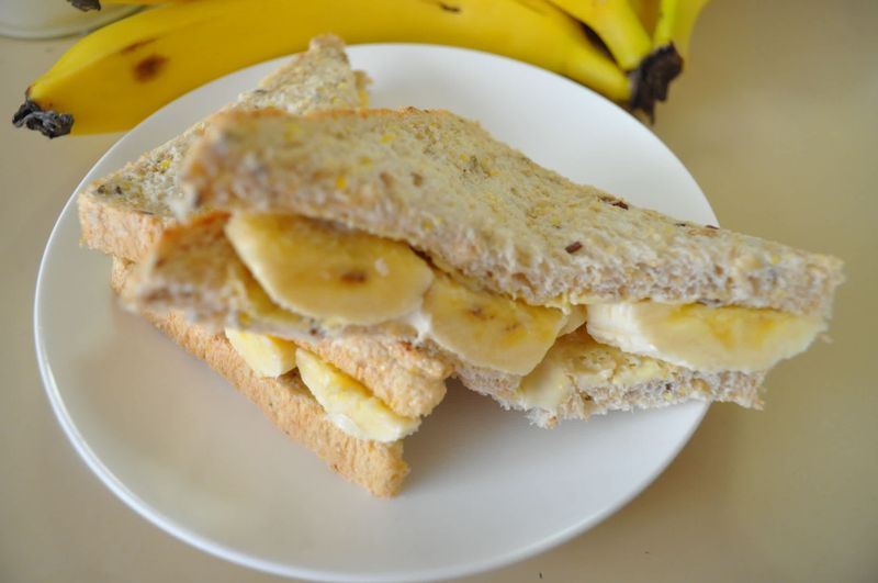 Banana and Mayonnaise Sandwich