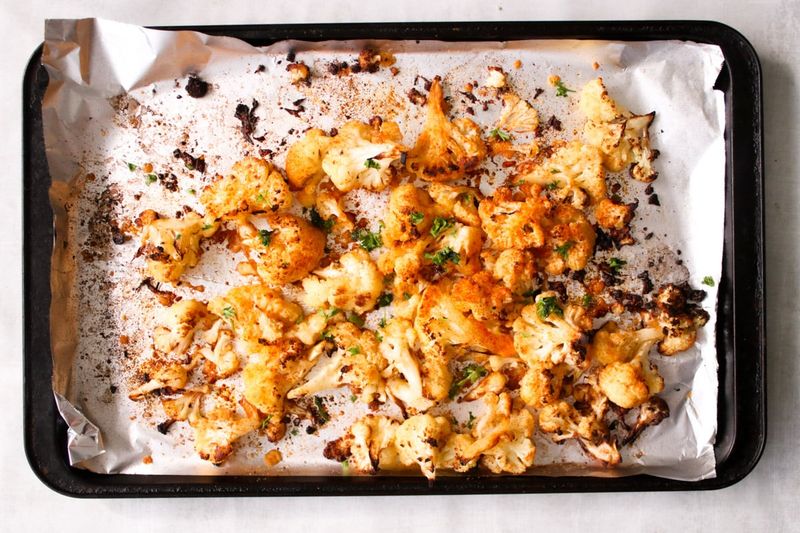 Pan-roasted cauliflower