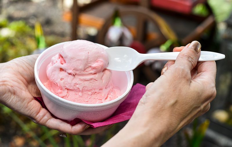 Teaberry Ice Cream