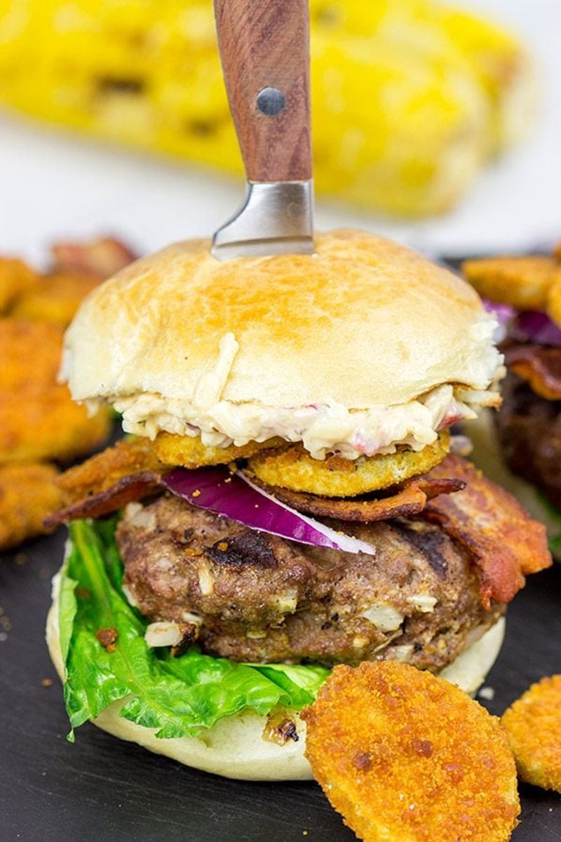 Fried Pickle Burger
