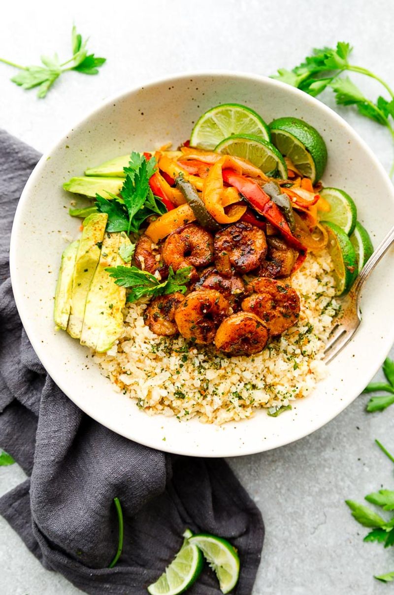 Zesty Cilantro Lime Shrimp Bowls