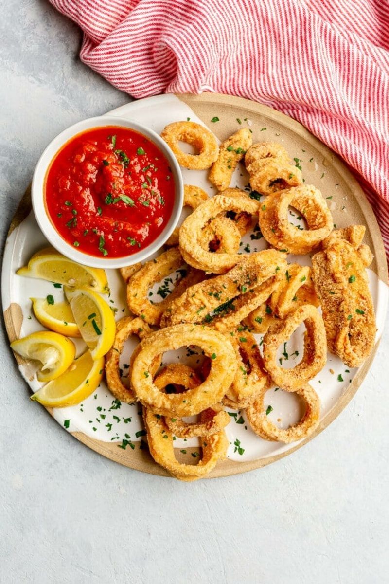 Crispy calamari