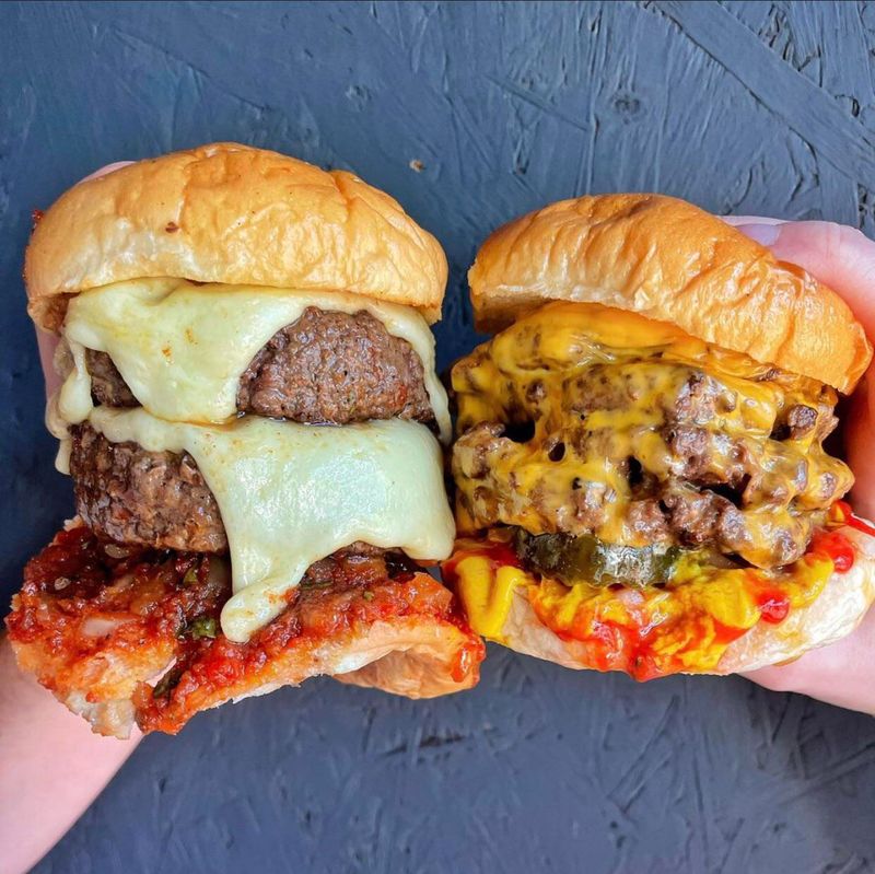 The Kitchen-Sink Burger with Too Many Toppings