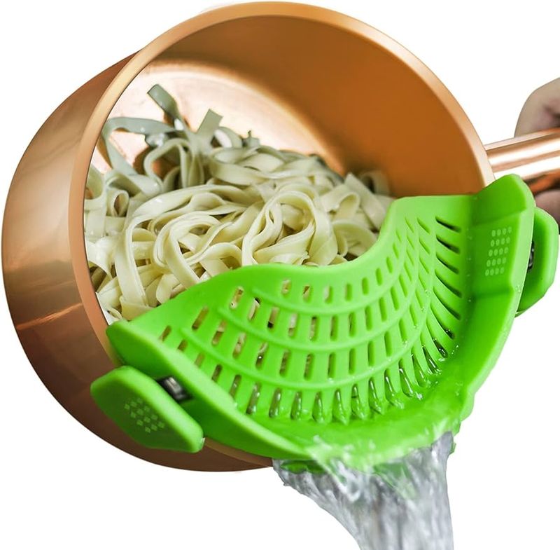 Clip-On Pot Strainer