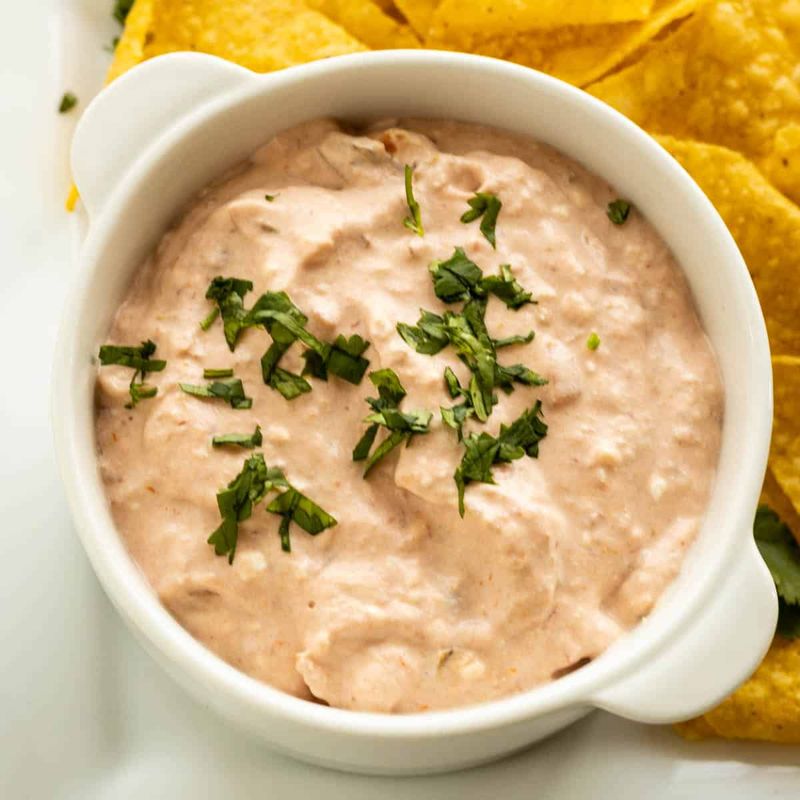 Salsa Verde + Cream Cheese Dip